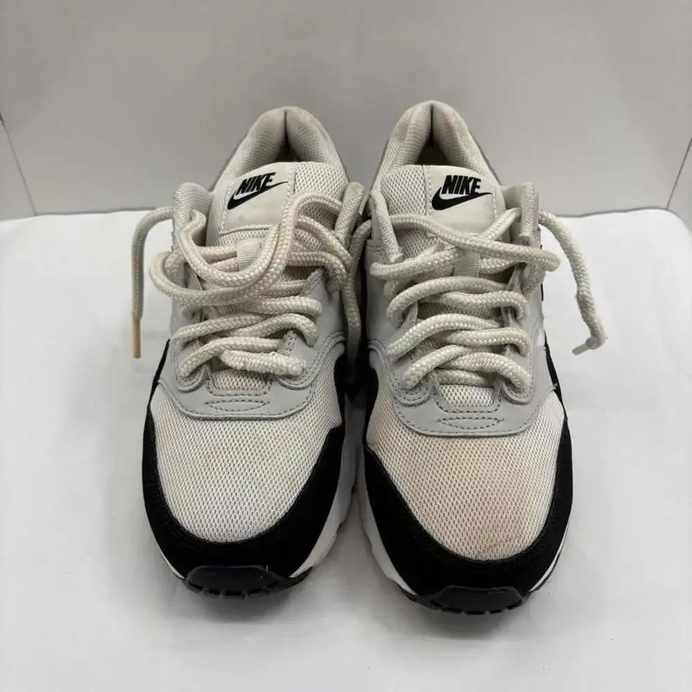 Nike Air Max 1 White Pure Platinum Black Big Kids